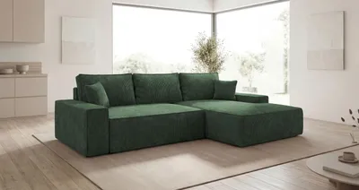 Obrázek produktu pro Rozkládací sedací souprava AVYRA - khaki, pravý roh