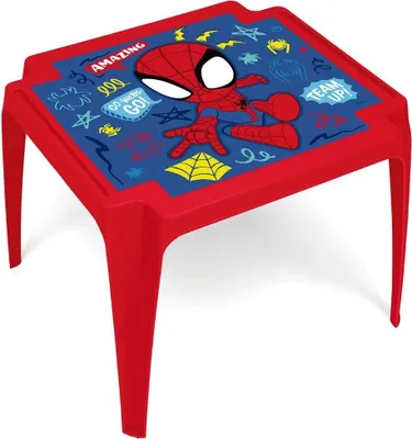 Immagine prodotto di Tavolo in plastica 50x55x44cm - Spiderman