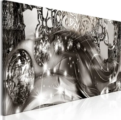 Produktbild von Wandbilder Abstrakt 150x50 cm 1 tlg – Leinwanddruck, Wanddeko Schlafzimmer, Leinwandbilder, Bilder Wohnzimmer a-A-0793-b-a