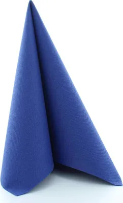 Produktbild von Airlaid Serviette Royalblau, 40 x 40 cm, 50 Stück - Mank