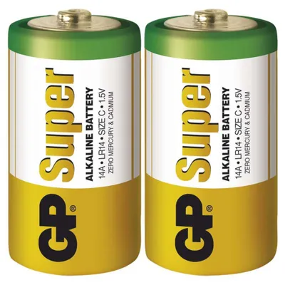 Obrázok produktu pre EMOS Alkalická batéria GP Super C (LR14), 2ks B1330
