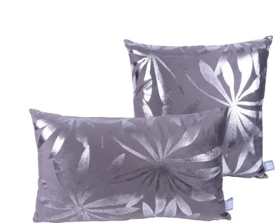 Produktbild von Dekokissen Prisma 400 2er-Set Graphit / Silber