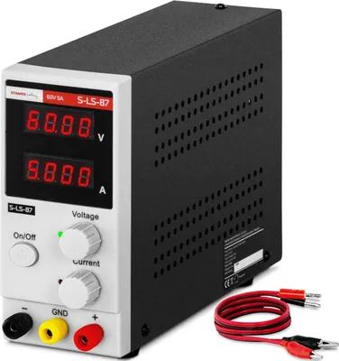 Zdjęcie produktu dla Zasilacz Laboratoryjny Serwisowy 0-60 V 0-5 A 300 W