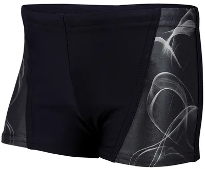 Produktbild von Aquarti Jungen Schwimmhose Kontrastfarbige Einsätze, Farbe: 16201 Schwarz / Graphit, Größe: 140