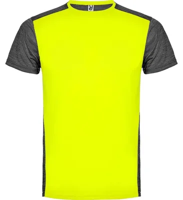 Obrázok produktu pre Roly - Pánske tričko „Zolder“ LT4681 (XXL) (fluorescenčná žltá/erika čierna)