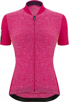 Image de Maillot vélo manches courtes Santini - COLORE PURO LADY - Rose XL