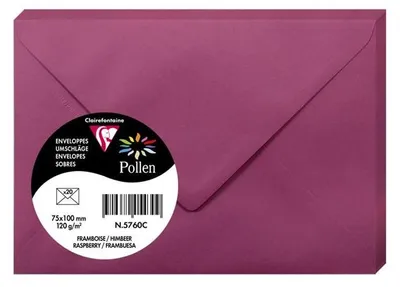 Obrázek produktu pro Clairefontaine 5760C, Fialová, 120 g/m², 100 mm, 75 mm, Forest Stewardship Council (FSC), Francie