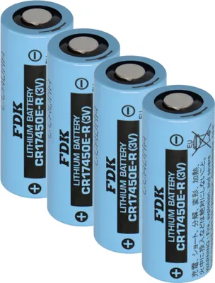 Produktbild von 4x FDK Lithium 3V Batterie CR 17450ER A - Hochstromzelle