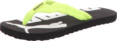 Produktbild von Puma Kinder-Badepantolette Epic Flip v2 Jr Schwarz-Gelb, Farbe:grün, UK Größe:6