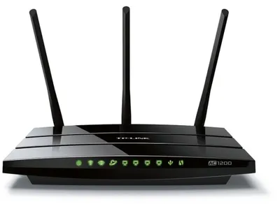 Obrázek produktu pro TP-Link ARCHER C1200, Wi-Fi 5 (802.11ac), Dvoupásmový (2,4 GHz / 5 GHz), Připojení na síť Ethernet, Černá, Stolní router