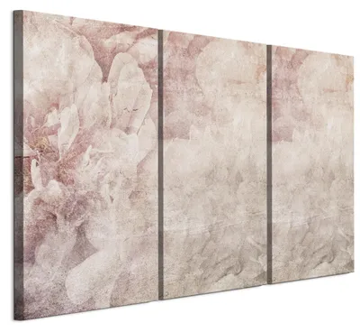 Produktbild von LUMASOUL Wandbilder 3er Set für Wohnzimmer Blumen 26 90x60 cm3-teiliges Leinwandbild für Schlafzimmer Flur Büro und Küche