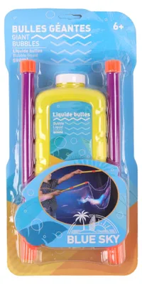 Zdjęcie produktu dla BLUE SKY - Patyczki do tworzenia gigantycznych baniek mydlanych - Bańki mydlane - 048602 - Fioletowy - Plastik