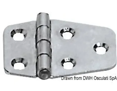 Obrázek produktu pro Závěs z nerezové oceli 51,5x27 mm , 1 kus