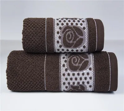 Zdjęcie produktu dla Ręcznik Dotti 50x90 esspresso brązowy 420 g/m2 frotte Greno