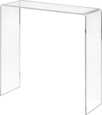 Produktbild von Dekobrücke aus Acrylglas in 200x200x70mm - Zeigis® / Schuhständer / Schuhaufsteller / U-Ständer / Acrylständer / Schuhe / Dekoständer / Dekoaufsteller / Acryl / transparent / klar / farblos