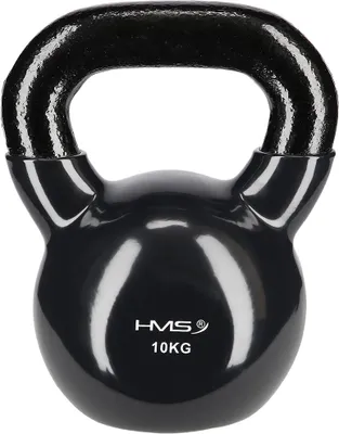 Obrázek produktu pro Kettlebell pokrytý vinylem HMS KNV10 10 kg, černý