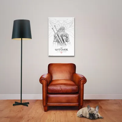 Produktbild von Witcher, The - Poster - Geralt Sketch + Ü-Poster