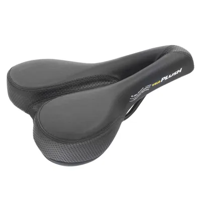 Produktbild von Velo Basic Deep Channel, Fahrradsattel, Track, Unisex, Schwarz, Einfarbig, 16,5 cm