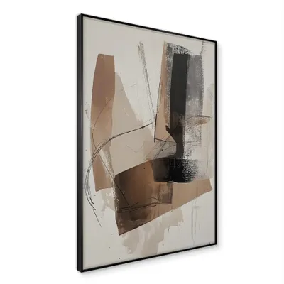 Immagine prodotto di STYLER ARTBOX DIFFUSED, quadro decorativo da parete, 50x70 cm, con cornice, motivo astratto moderno, ideale per soggiorno, camera da letto o ufficio
