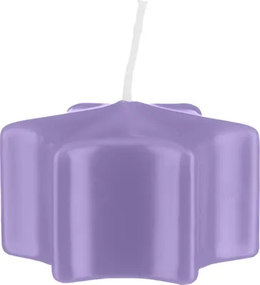 Produktbild von Sternkerzen Schwimmkerzen Lavendel-Lilac 35 x Ø 60 mm, 16 Stück