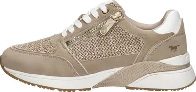 Produktbild von Mustang Sneakers Laag  Sneakers Laag - Beige - Maat 41