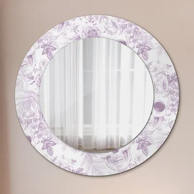Produktbild von Spiegel - Mirror zum Wandspiegel Schlafzimmer – Schminkspiegel- Totenköpfe- Ø50cm