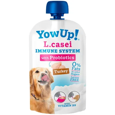 Produktbild von YowUp! L. Casei Immunsystem Truthahn – Probiotischer Joghurt für Hunde (10 × 115 g)