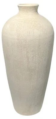 Produktbild von Bodenvase AVION 70cm - konisch, creme grau, Keramik, Ø31cm CreaFlor Home