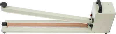 Produktbild von Folienschweißgerät - Manuelles Impulsschweißgerät 600 mm - Hitzeschweißgerät - Tischgerät - Für Kunststoffbeutel, Alufolie, Kraftpapiertüten
