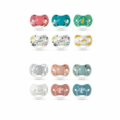 Image de Suavinex Sucette Physiologique en Silicone 0-6 Mois - 2 Paquets