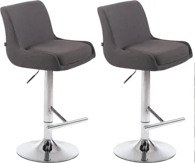 Produktbild von 2 Barhocker - Hocker - höhenverstellbar, bequeme Sitzfläche