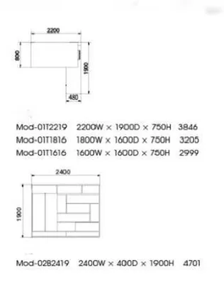 Produktbild von Büromöbel Computer Möbel Arbeitstisch Schreibtisch Eckschreibtisch