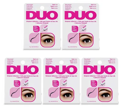 Zdjęcie produktu dla Ardell DUO – Klej do sztucznych rzęs – Wygodne opakowanie 5 szt. – Striplash Adhesive Dark Tone – Wodoodporny