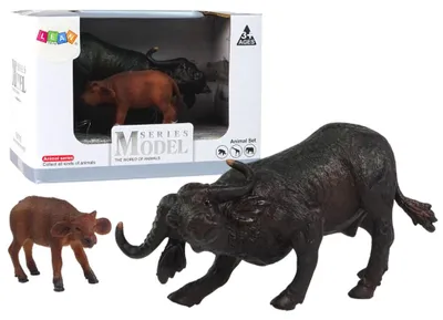 Produktbild von LeanToys Figur Büffelkalb Afrikanische Zootiere