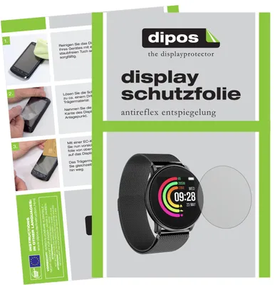 Produktbild von 2x Schutzfolie für Umidigi Uwatch matt Displayschutzfolie Folie Display Schutz