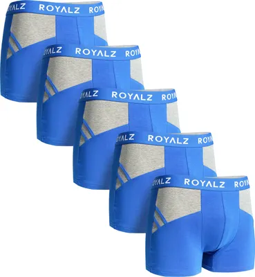 Produktbild von ROYALZ Boxershorts Herren Unterhosen 5er Pack sportliches-modernes Sportiv Design, 5er Set (95% Baumwolle / 5% Elasthan)
