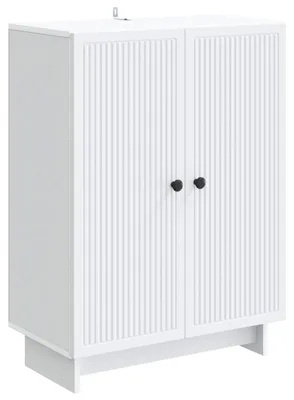 Obrázok produktu pre Servírovacia skriňa Biela 66 x 34,5 x 90 cm Kompozitné drevo