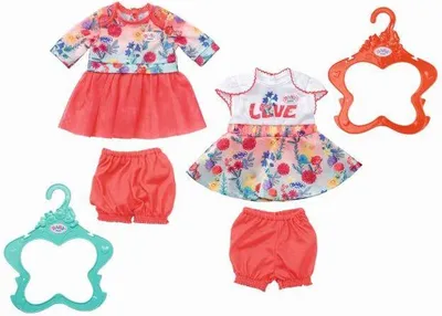 Produktbild von ZAPF 826973 BABY born® Trend Babykleid 43cm, sortiert