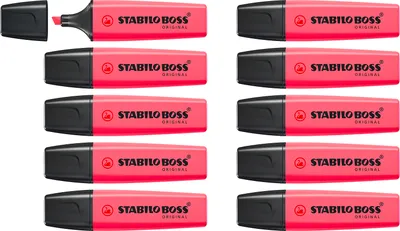 Produktbild von Textmarker - STABILO BOSS ORIGINAL - 10er Pack - pink