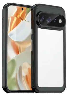 Produktbild von Handyhülle Stoßfest für Google Pixel 11 / Pixel 11 Pro TPU Acryl Hybrid Schwarz