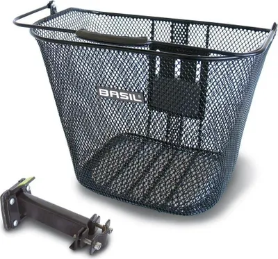 Produktbild von Famanu Fahrradkorb abnehmbar - schwarz, modernes Design
