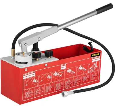 Produktbild von Druckprüfpumpe – Hydrostatische Prüfpumpe – Handpumpe – Druckwasserprüfer – 60 Bar – 12 Liter