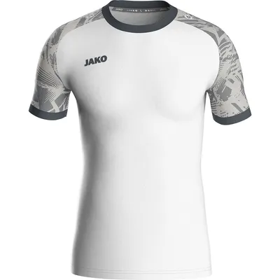 Produktbild von JAKO Unisex Trikot Iconic KA, Farbe:weiß/soft grey/anthra light, Größe:M