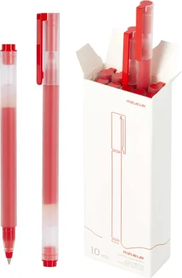 Produktbild von Xiaomi Gelstift mit hoher Kapazität, 10er-Pack, Rot
