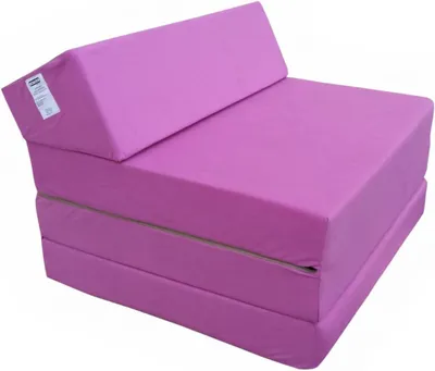 Produktbild von Klappmatratze Natalia Spzoo Klappmatratze mit Kopfteil, 200 x 70 x 10 cm, Rosa 1227