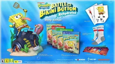 Produktbild von THQ Nordic Spongebob SquarePants : Battle for Bikini Bottom - Rehydrated - Shiny Edition, PlayStation 4, Multiplayer-Modus, E10+ (Jeder über 10 Jahre), Physische Medien