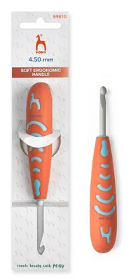 Produktbild von Pony ERGONOMIC Wollhäkelnadel, 4.50 mm