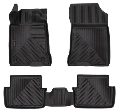 Image de Tapis de sol en caoutchouc pour Renault Laguna III 2007-2015 (liftback/break) – 4 pièces, noirs, sur mesure