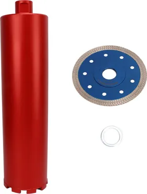 Obrázek produktu pro 4,5palcový diamantový vrták s pilovým kotoučem pro vrtání otvorů do železobetonových stěn, závit 5/8‑11
