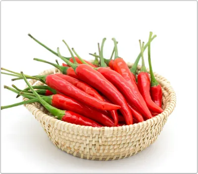 Produktbild von Spritzschutz Herdabdeckplatte Schneidebrett aus Glas Chilischoten in Schale 1-Teilig (60x52cm)